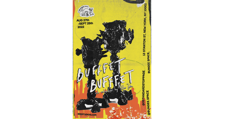 BUFFFET BUFFFET,  a solo exhibition by Alex Zeta