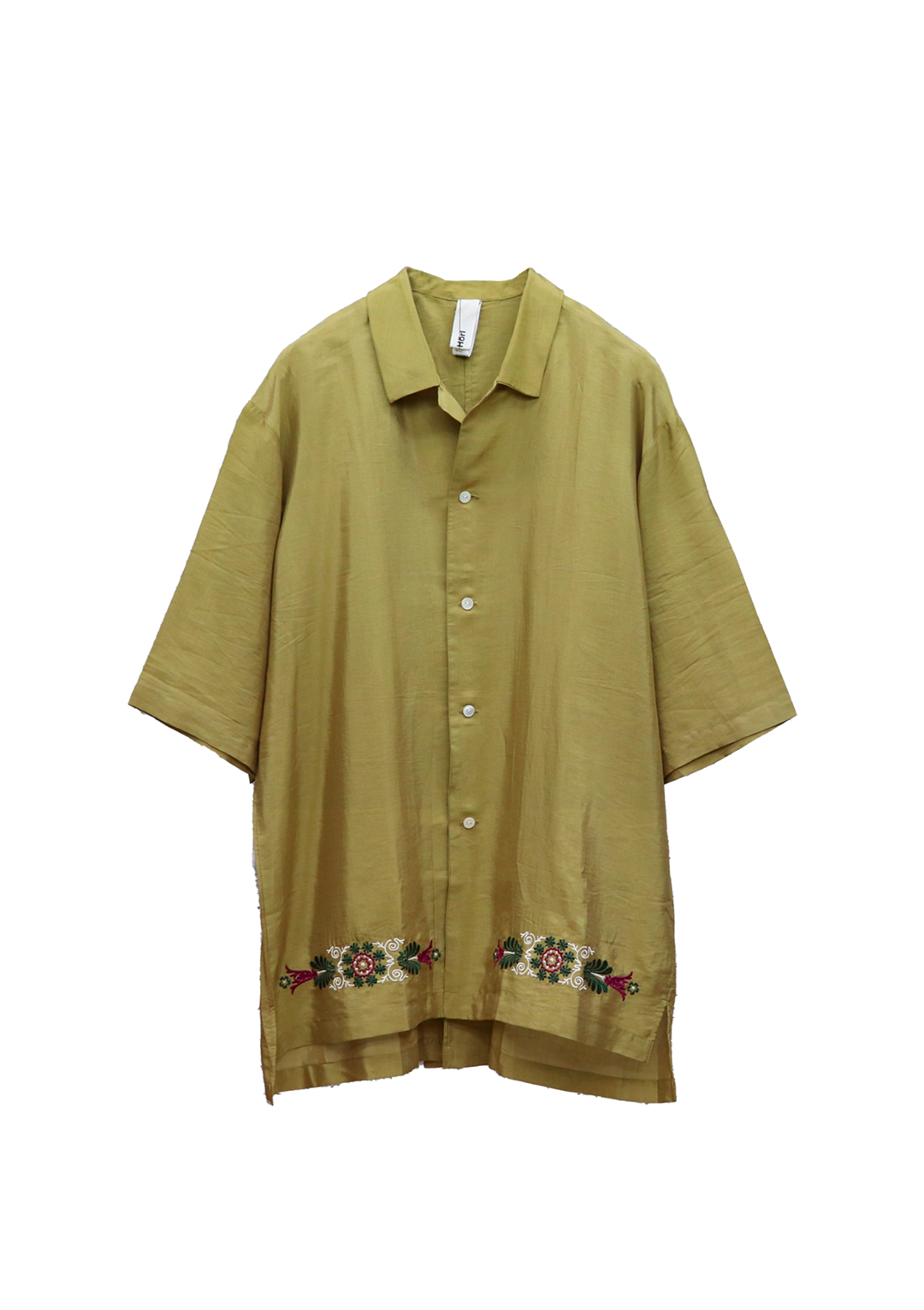 metabolisches hemd embroidered short sleeve shirt