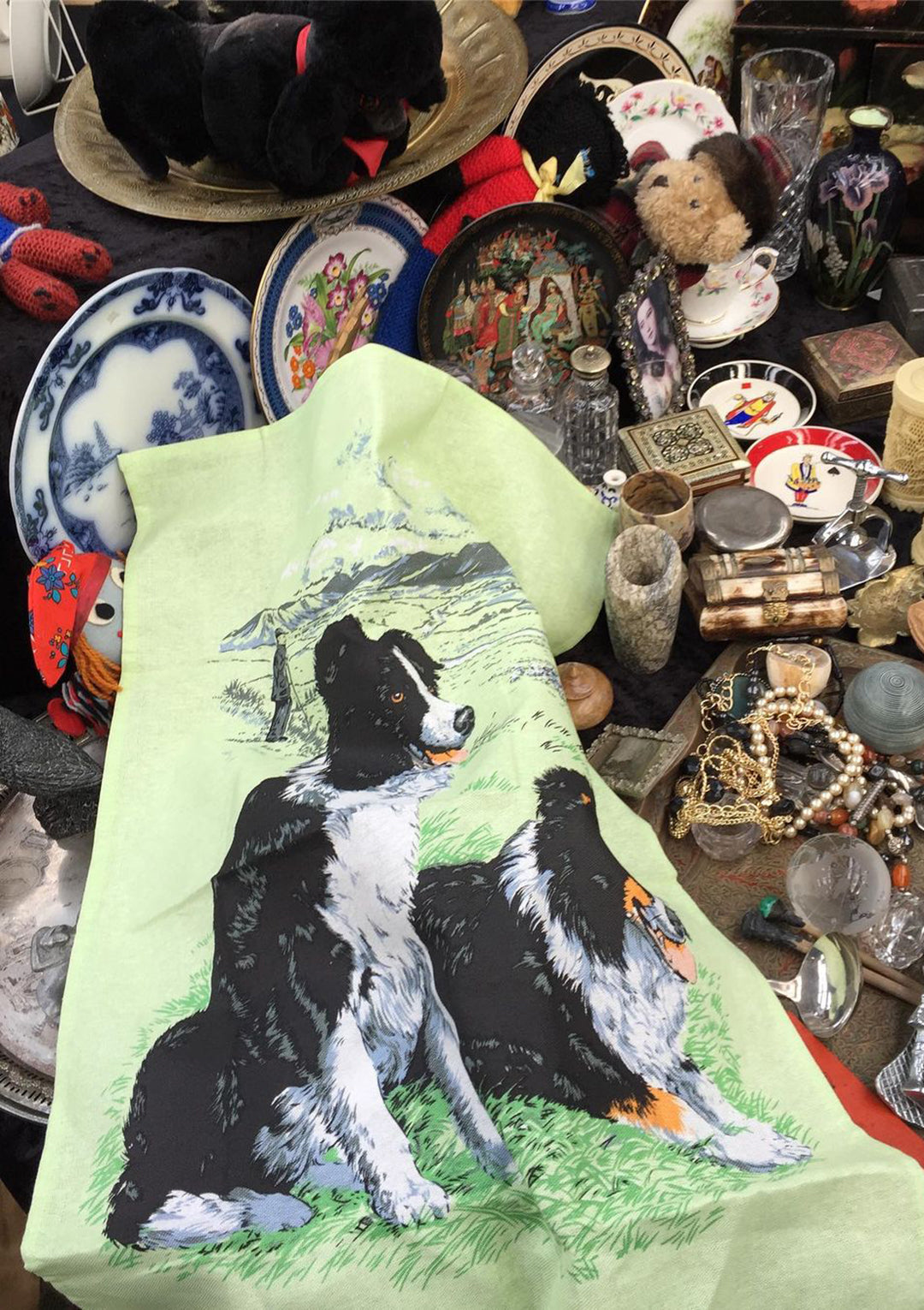 Mint Collie Tea Towel Vest