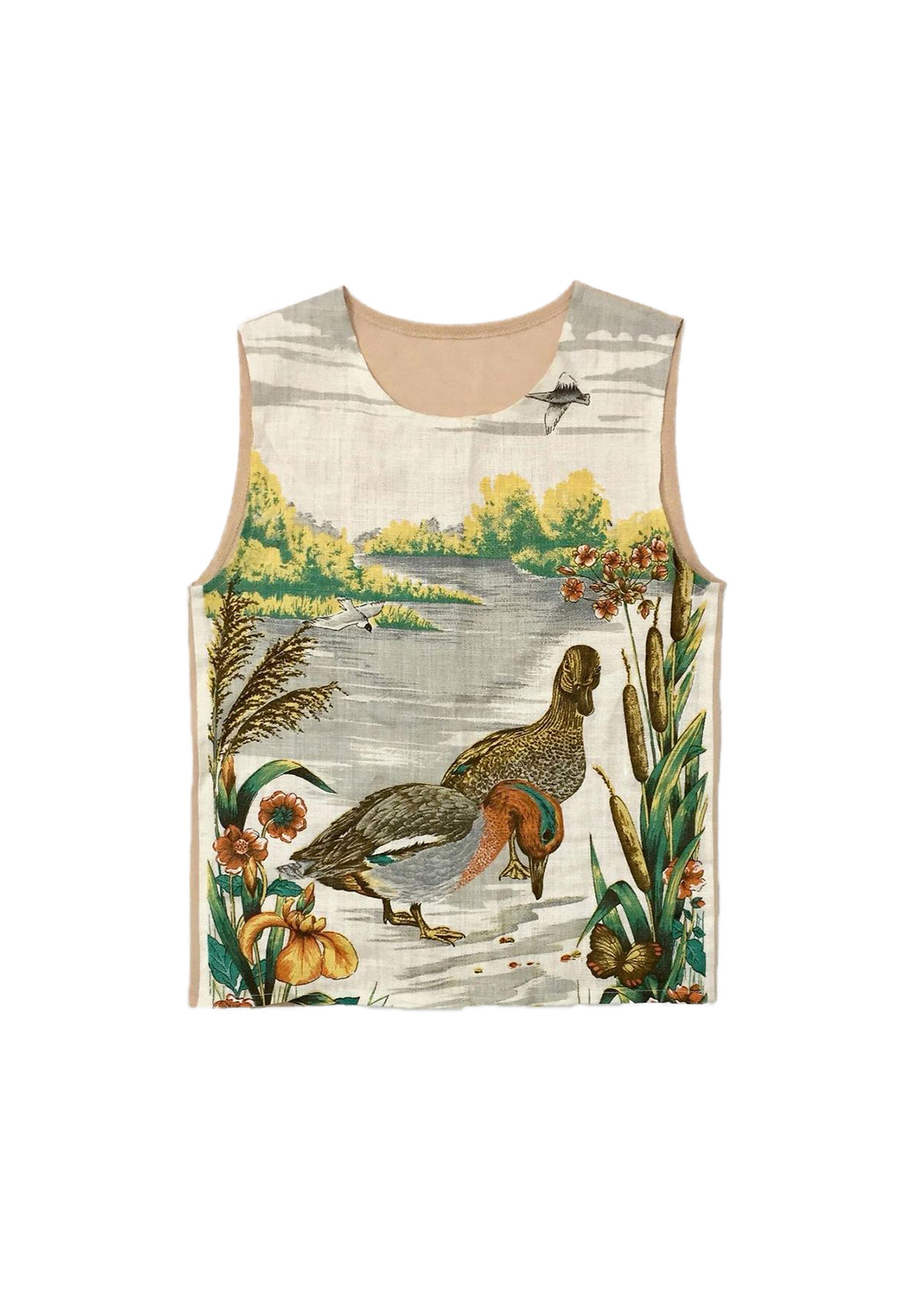 Duck Pond Tea Towel Vest