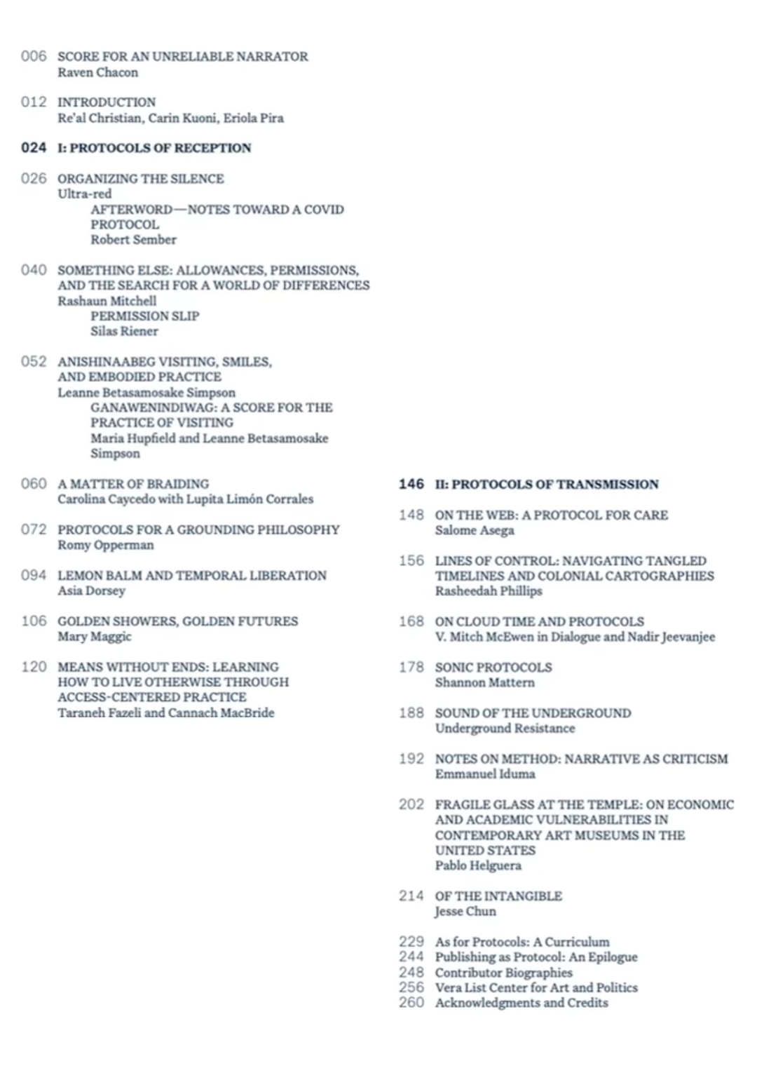 As for Protocols