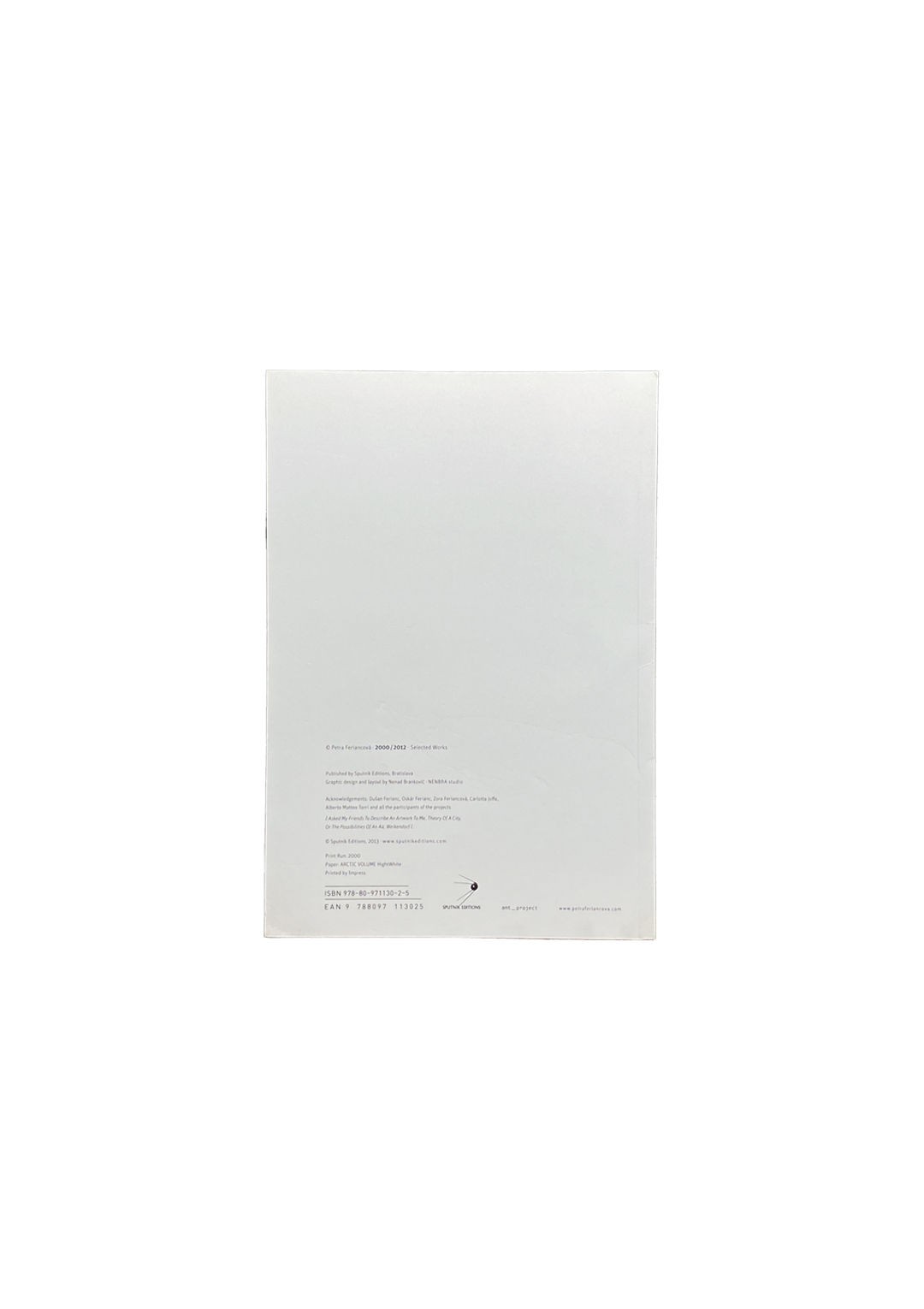 Selected Works – 2000-2012