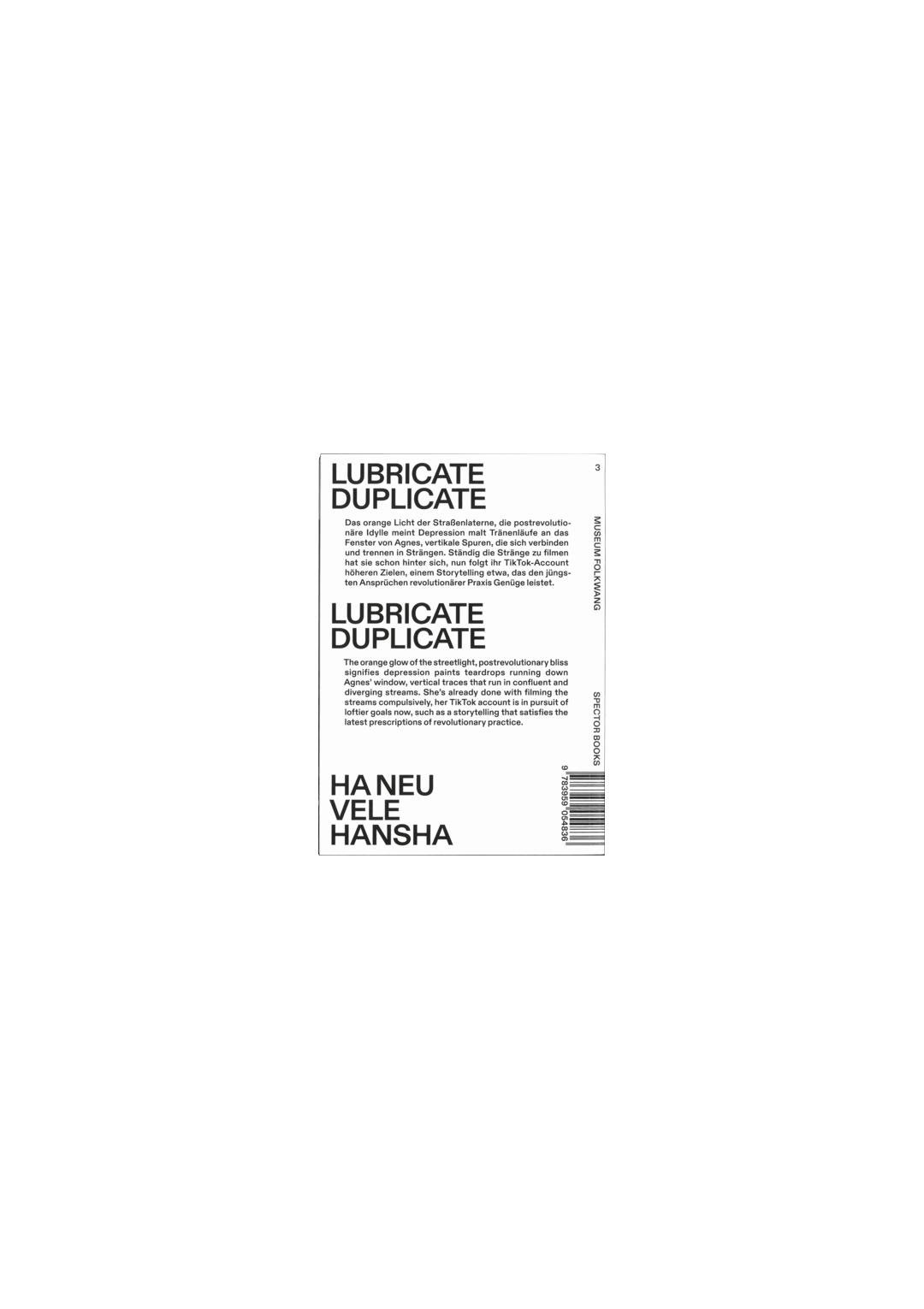 Ha Neu / Vele / Hansha vol. 3