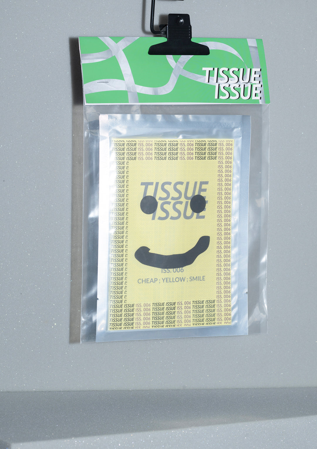 TISSUE ISSUE ISS.006 Cheap; Yellow; Smile / 廉价;黄色;笑脸