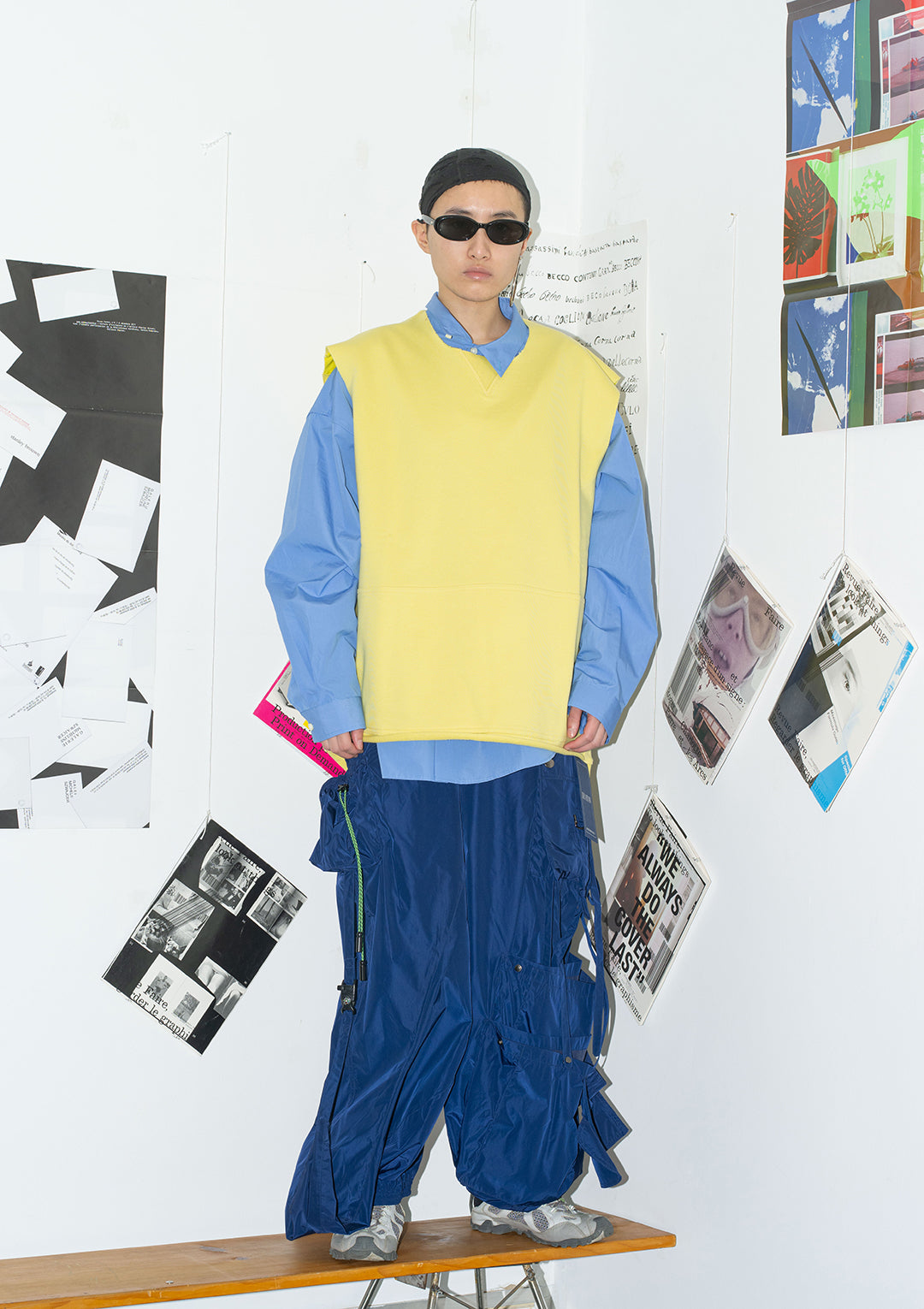IHATOV®︎EDEN SWEAT VEST - YELLOW