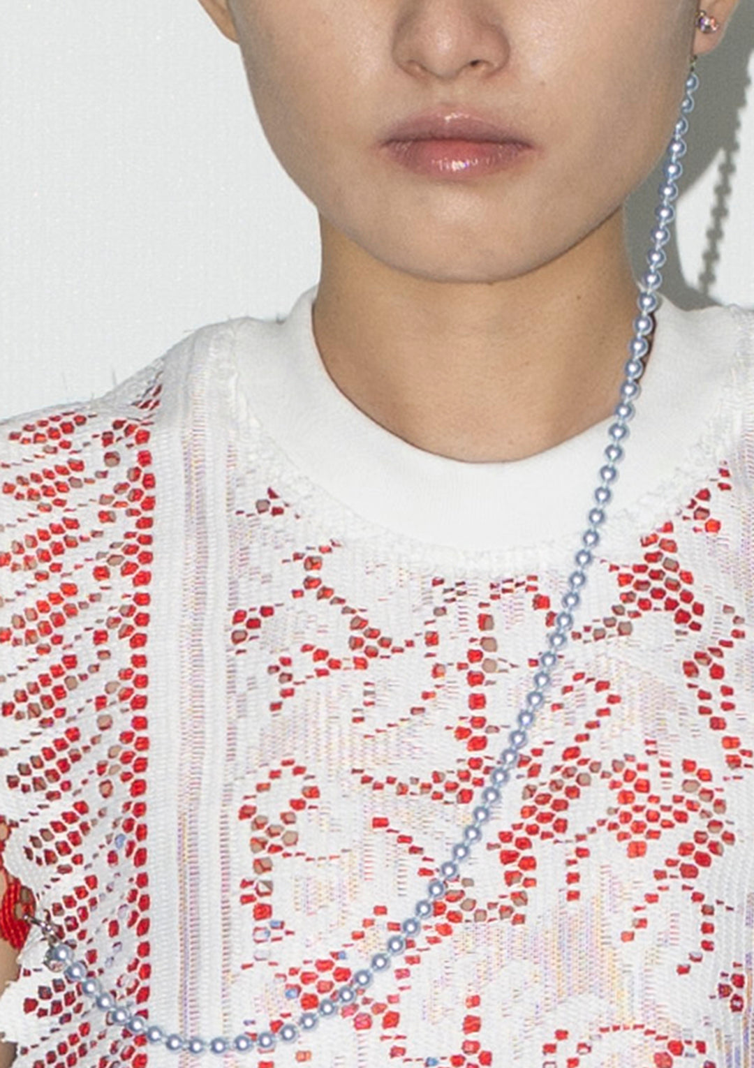 TOI ET MOI NECKLACE/EARRING - BLUE
