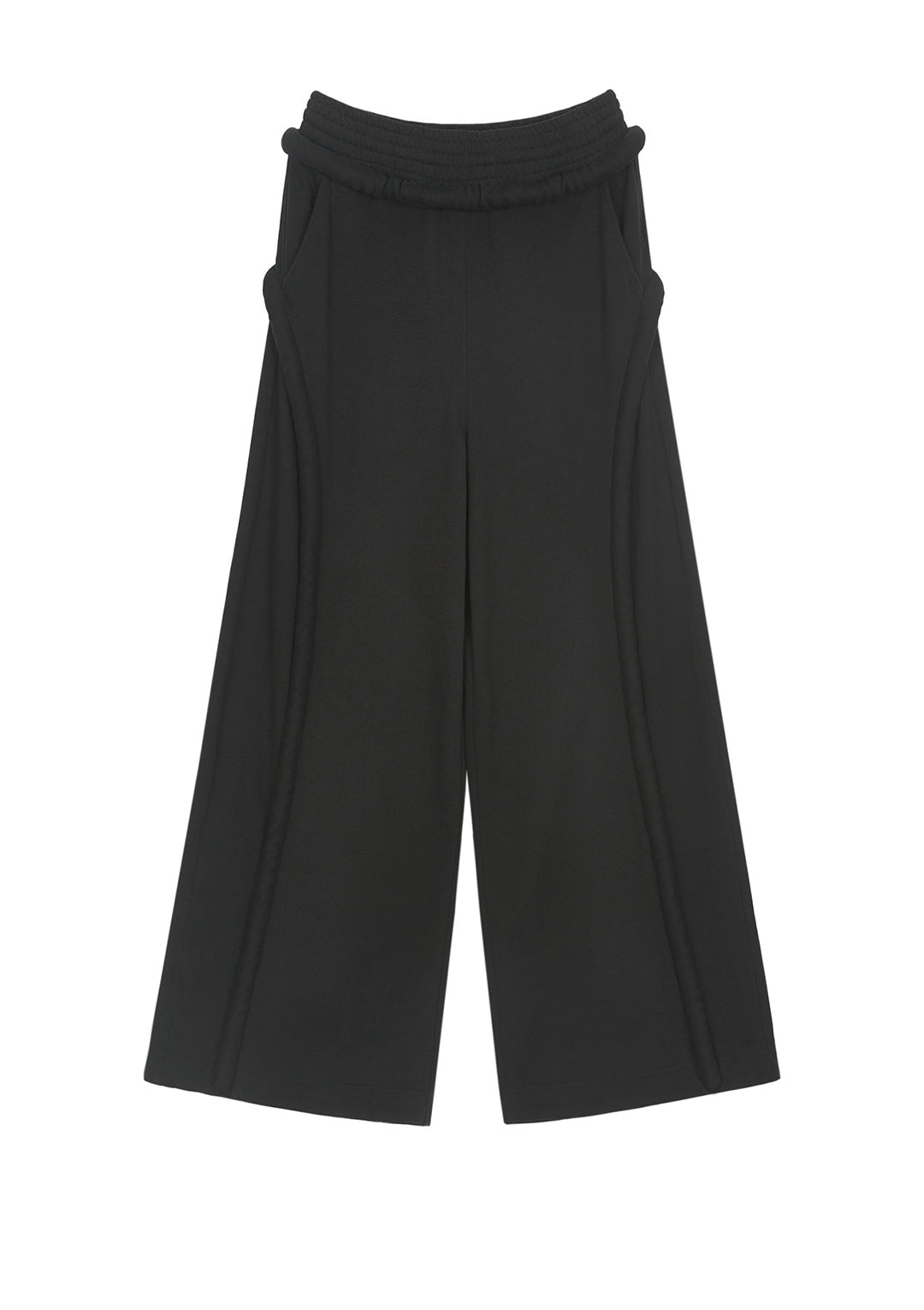 NUTEMPEROR Shy Project 019 - Embroidery Wide Pants - Black
