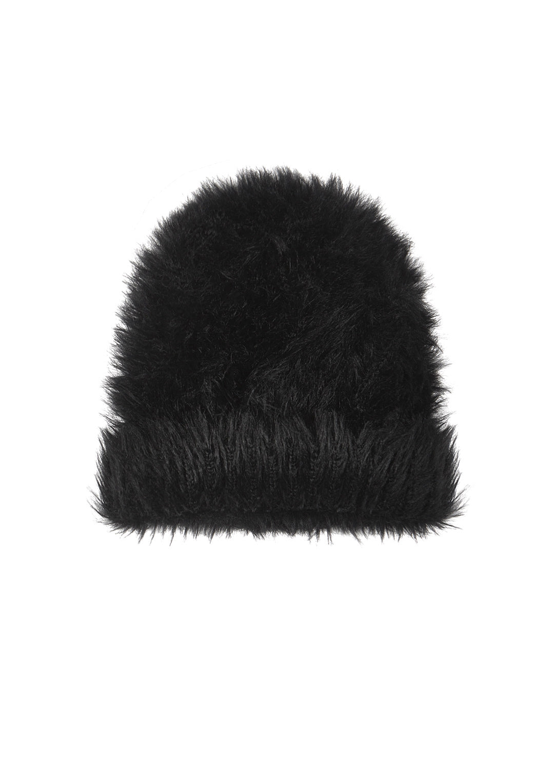 NUTEMPEROR Umbra Project 064 Soft Faux Fur Beanie - Black