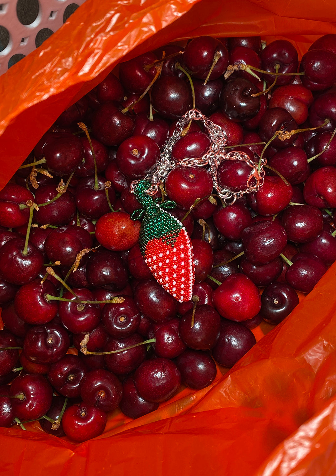 Strawberry Necklace