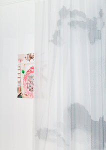Clouds and Curtains Calligram Curtains