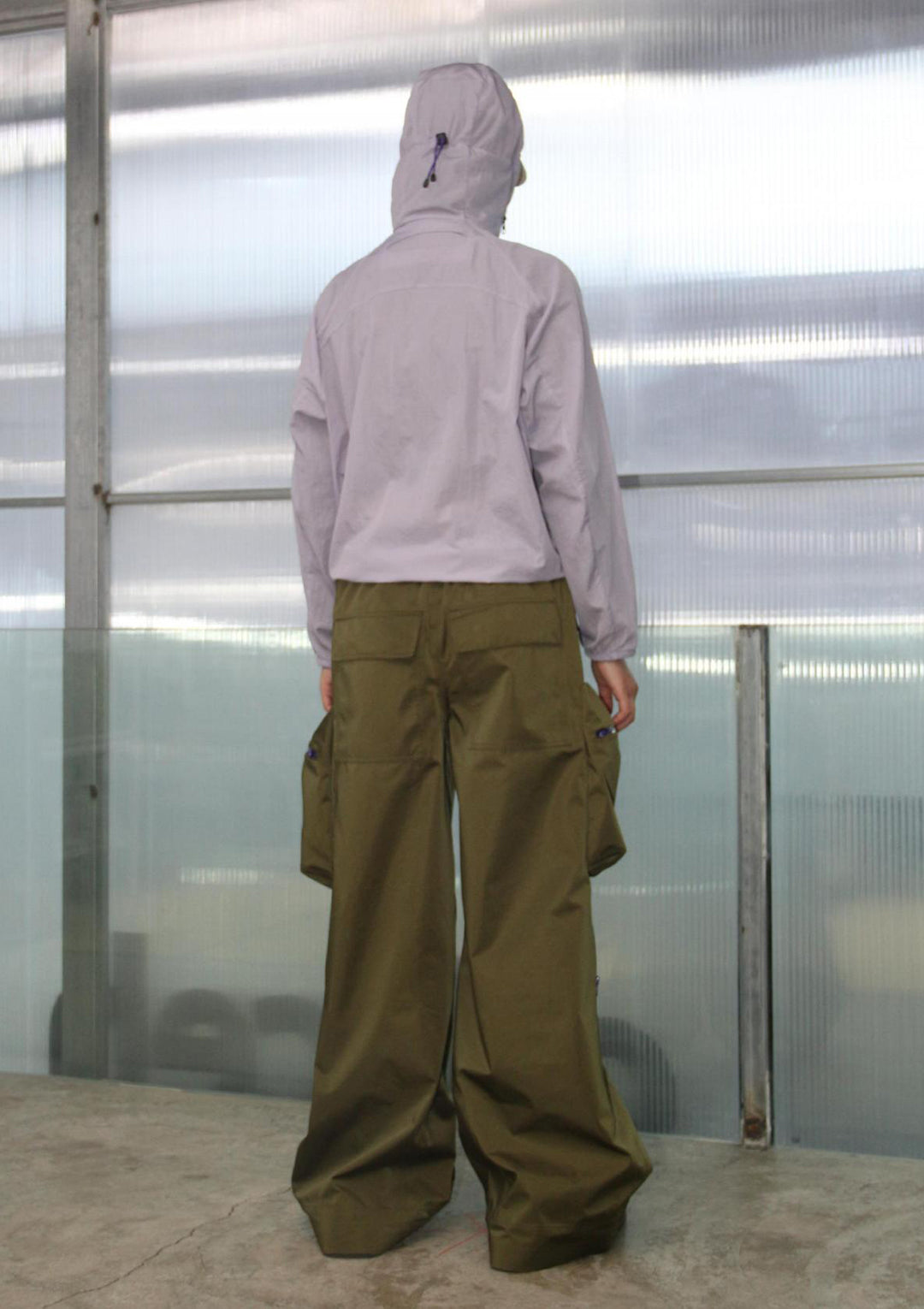 Slant Zip Skinsuit 斜拉链皮肤衣 - Light Purple