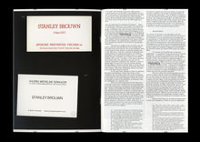 n°04 — A communication: invitation cards by the artist Stanley Brouwn.