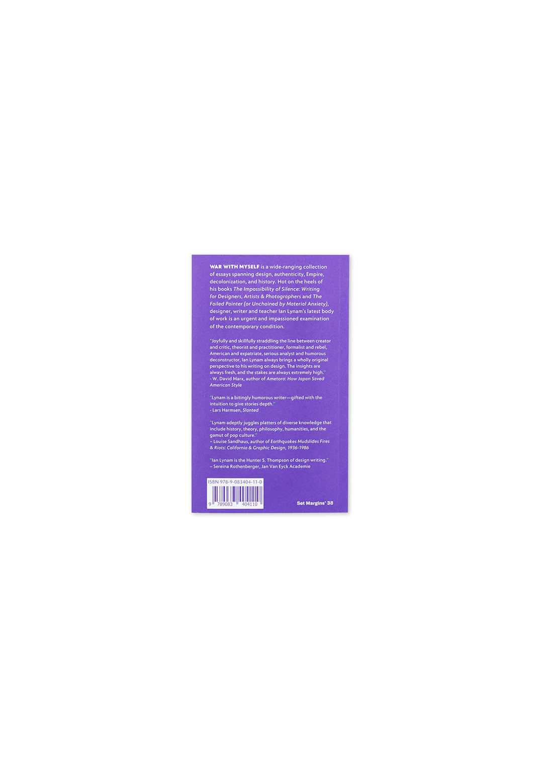 War with Myself: Essays on Design, Culture & Violence