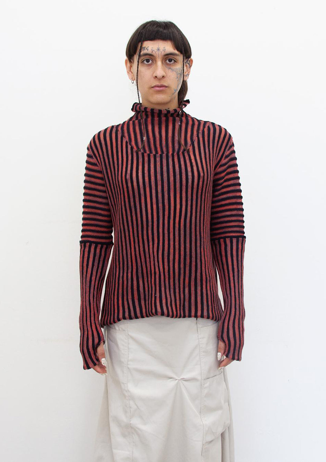Hilanderas Jersey - Striped Red