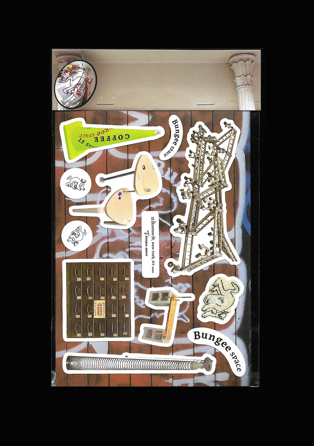 Bungee Objects Sticker