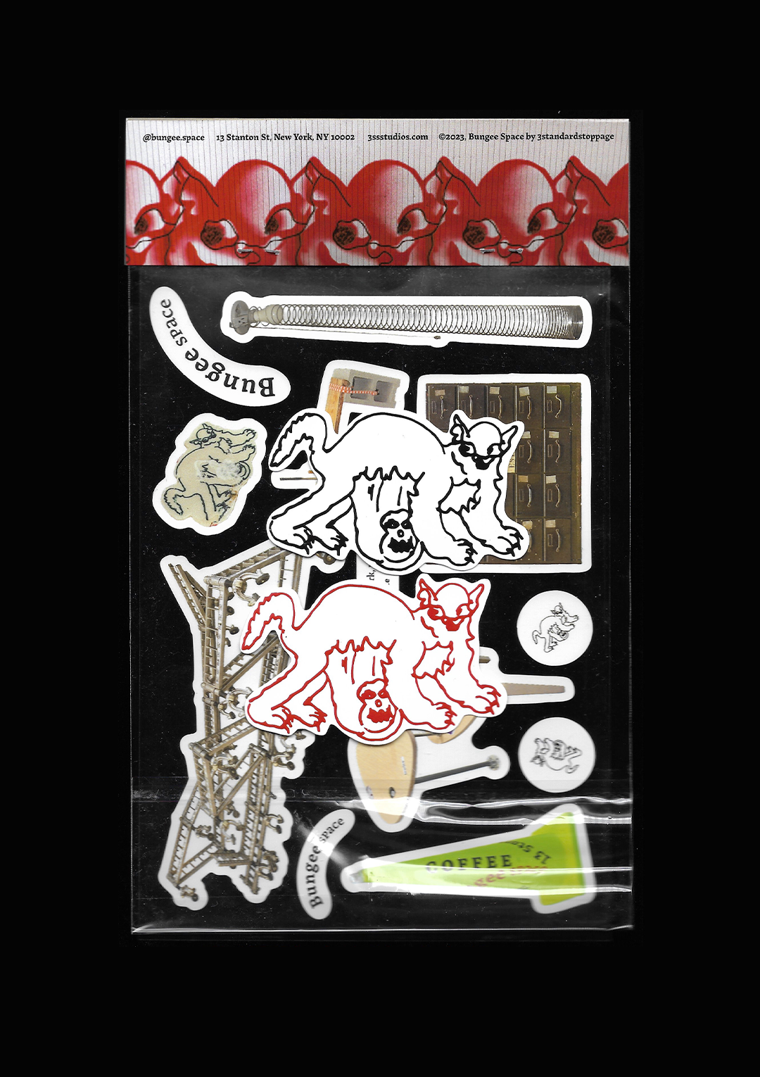 Bungee Objects Sticker