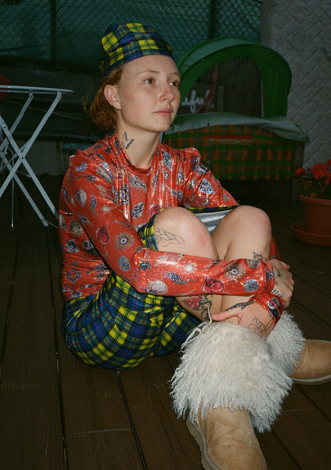Franscis Balken X Bungee Space Tromp Long Sleeve Orange Tattoo