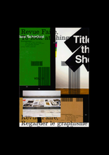 n°11 — A printed exhibition: vol.19 by Klaus Scherübel, Title of the Show by Julia Born and THEREHERETHENTHERE by Simon Starling.