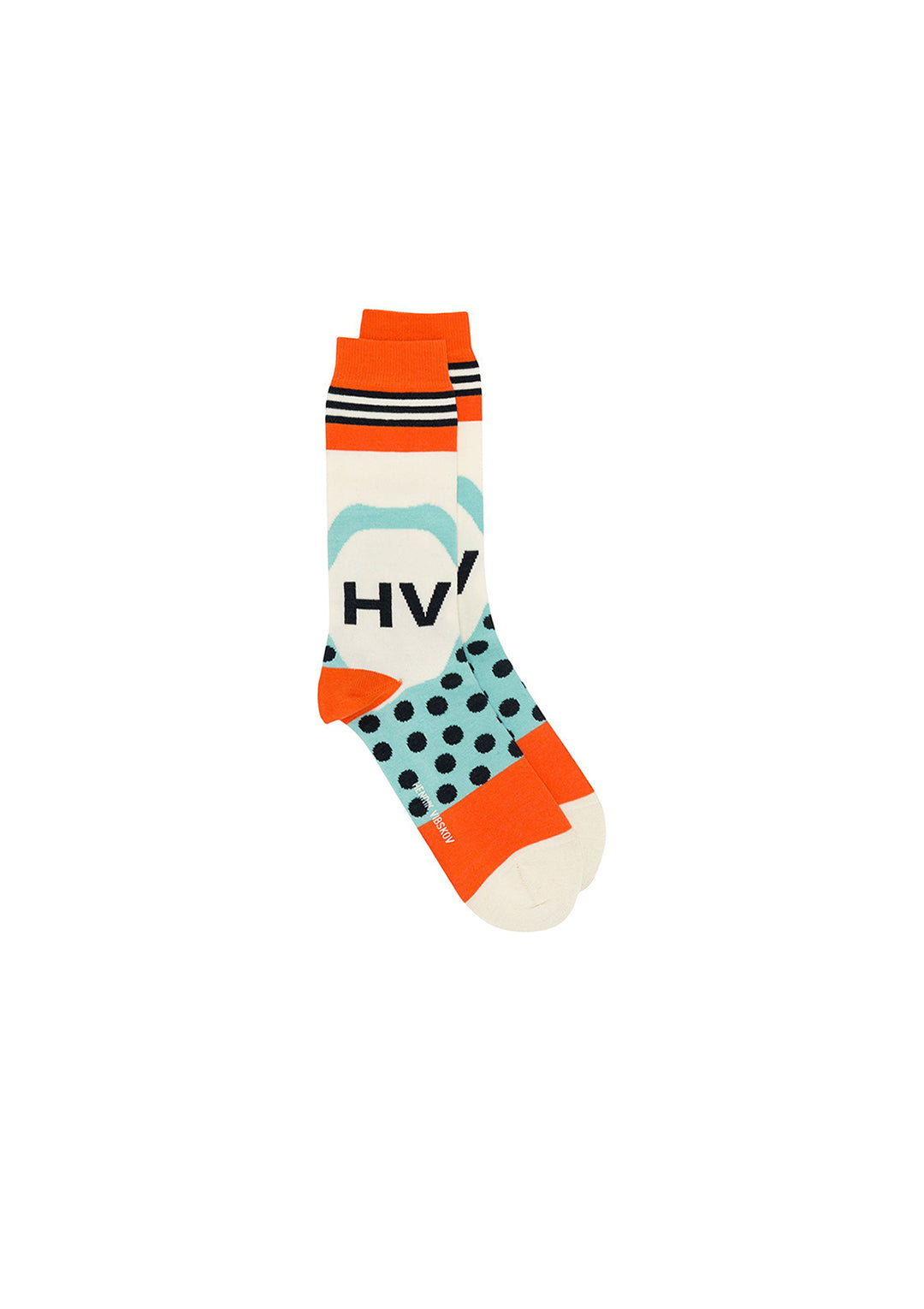 HV SOCKS TURQUOISE DOTS
