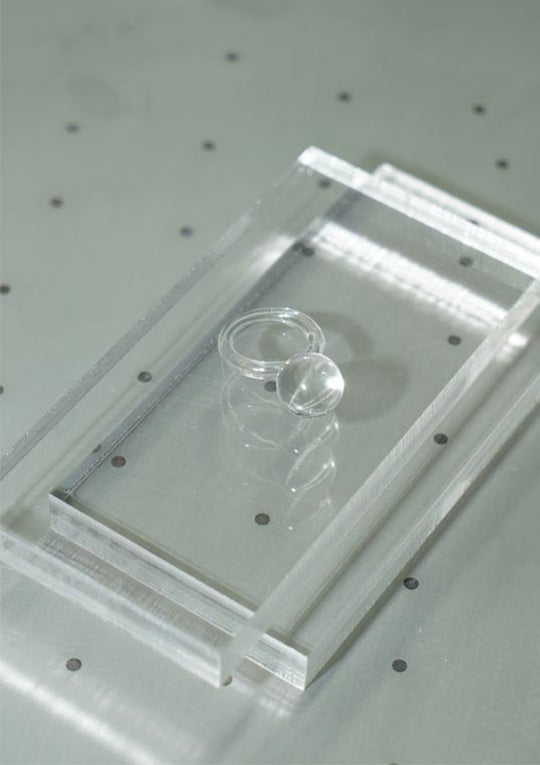 Glass Orb Ring - Clear