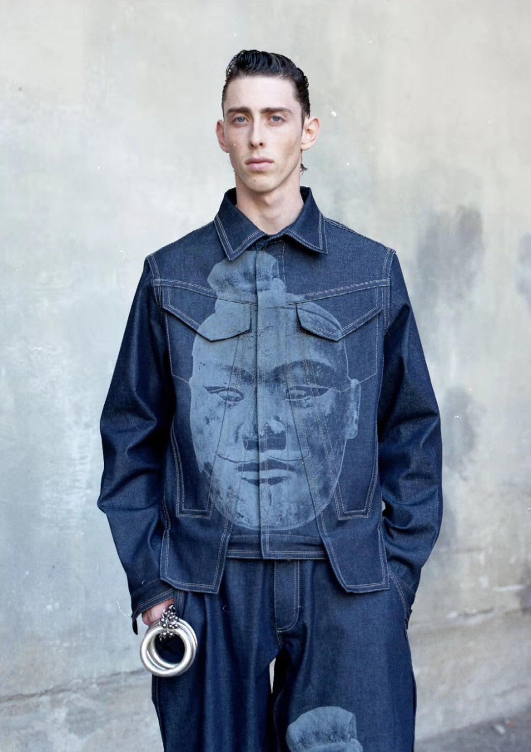 PRONOUNCE 2D ENGRAVING TECHNOLOGY LASER PRINT JACKET