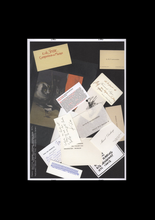 n°39 — A series of cards and performances: My Calling (Card) #1 #2 #3 by Adrian Piper.