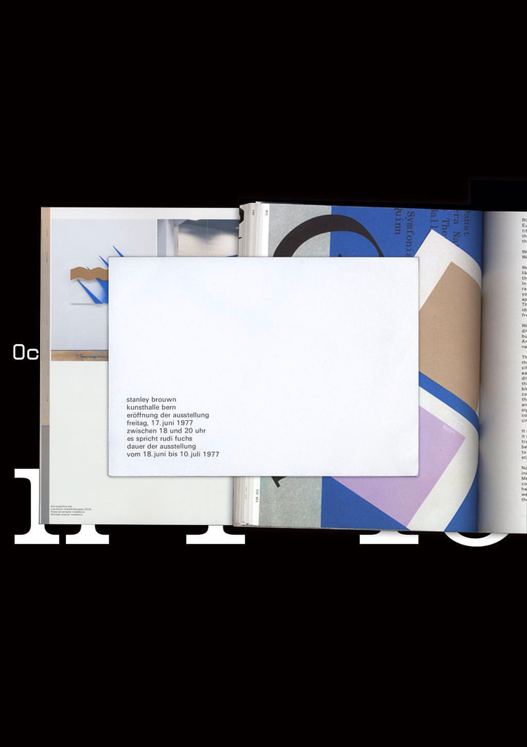 n°04 — A communication: invitation cards by the artist Stanley Brouwn.