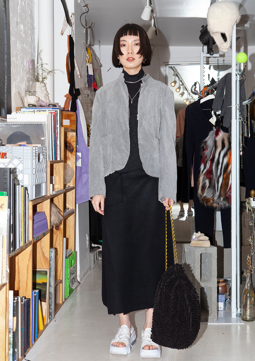 Jil Sander Cashmere Layered Skirt
