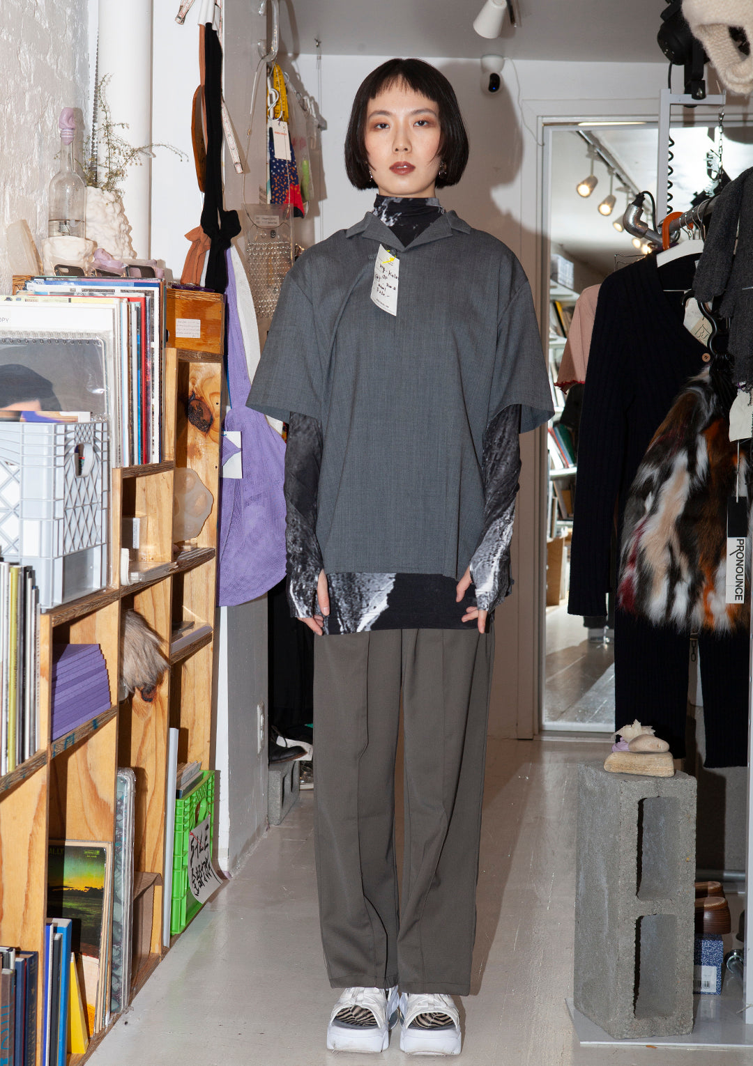Vintage Raised Seam Trousers