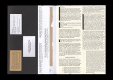 n°39 — A series of cards and performances: My Calling (Card) #1 #2 #3 by Adrian Piper.