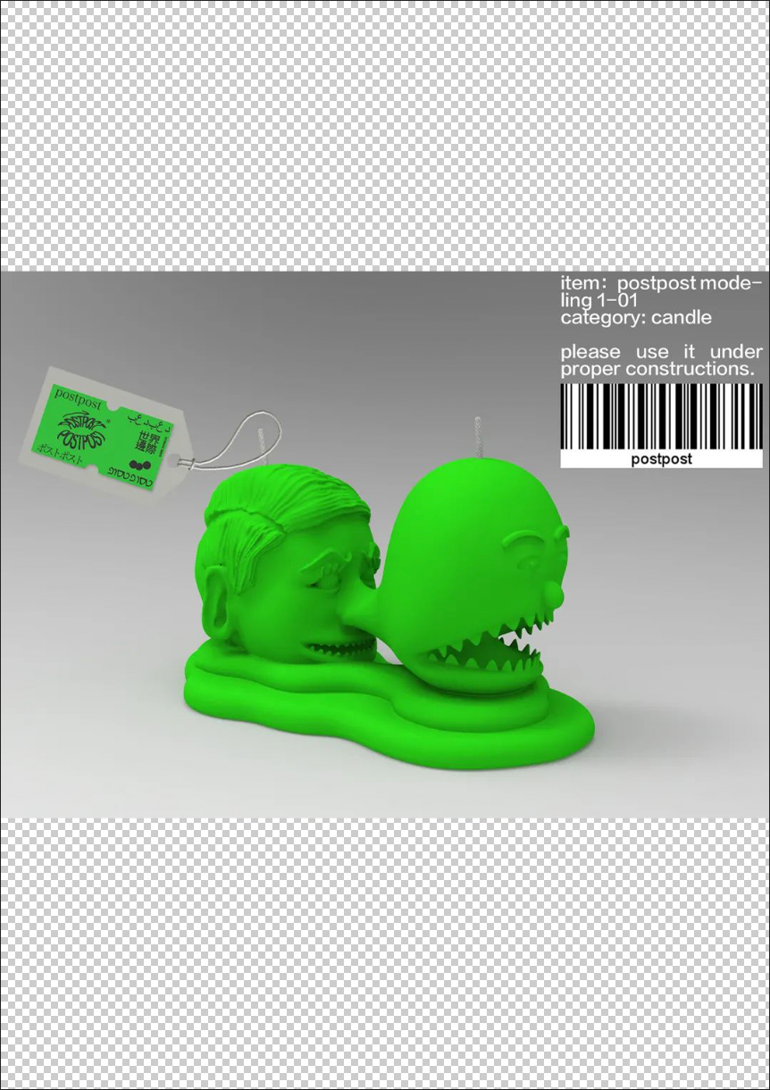 postpost modeling 1-01 candle