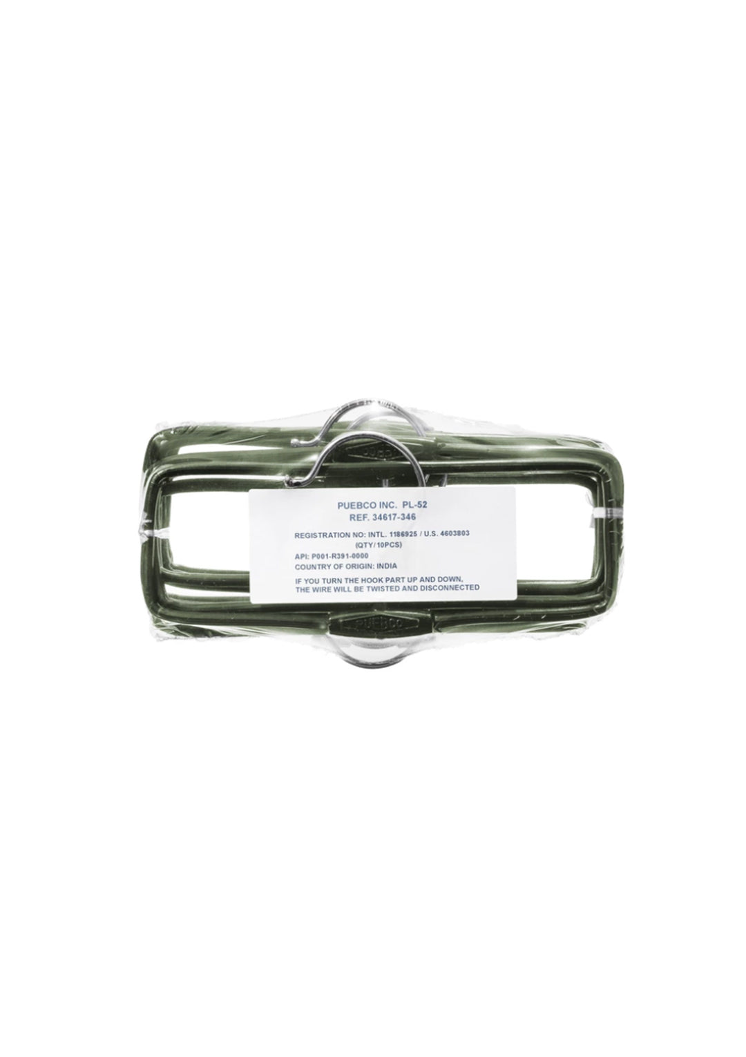 1 Pack of Plastic Coated Wire Towel Hanger