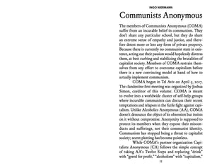 Solution 275–294: Communists Anonymous