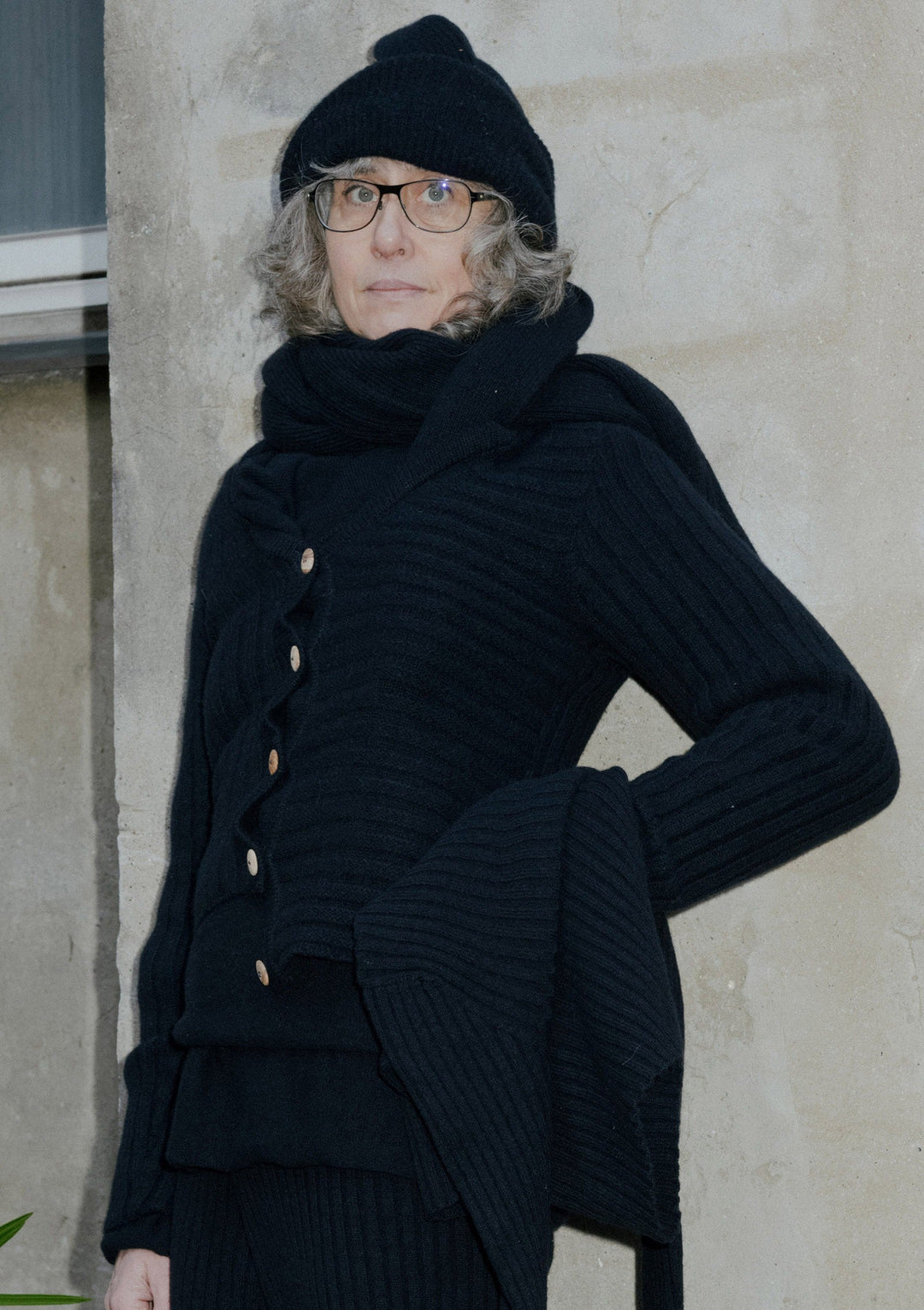 Nilo Cardigan – Merinos Wool Rib