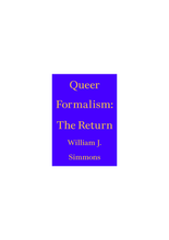 Queer Formalism: The Return