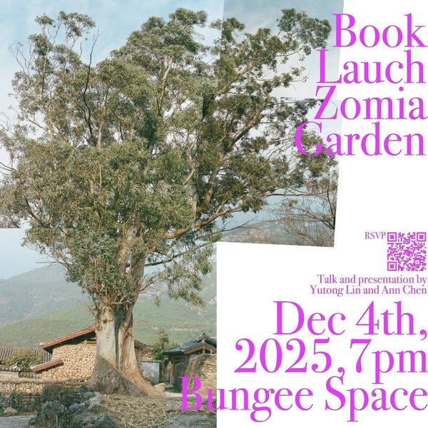 Book Launch: Zomia Garden | December 4, 2025 7 PM