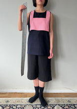 Sectional Vest - Black Pink Gray