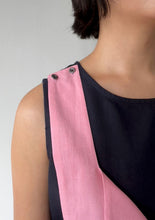 Sectional Vest - Black Pink Gray