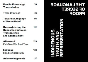 The Language of Secret Proof: Indigenous Truth and Representation