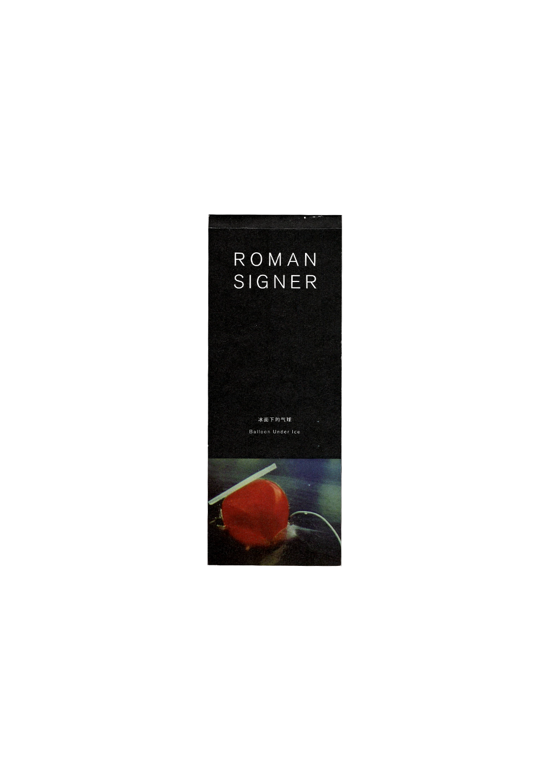 Roman Signer: Balloon under Ice Flip (Note)book  / 冰面下的气球翻页（笔记）本