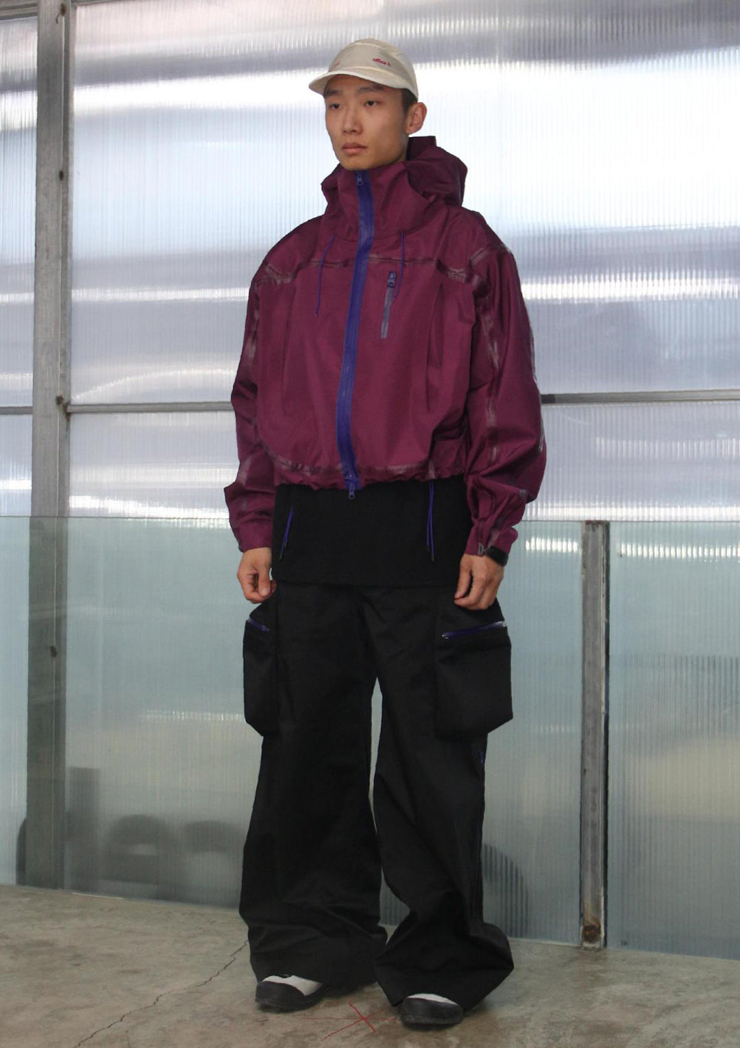 Waterproof Hardshell Jacket 防水硬壳冲锋衣 - Plum