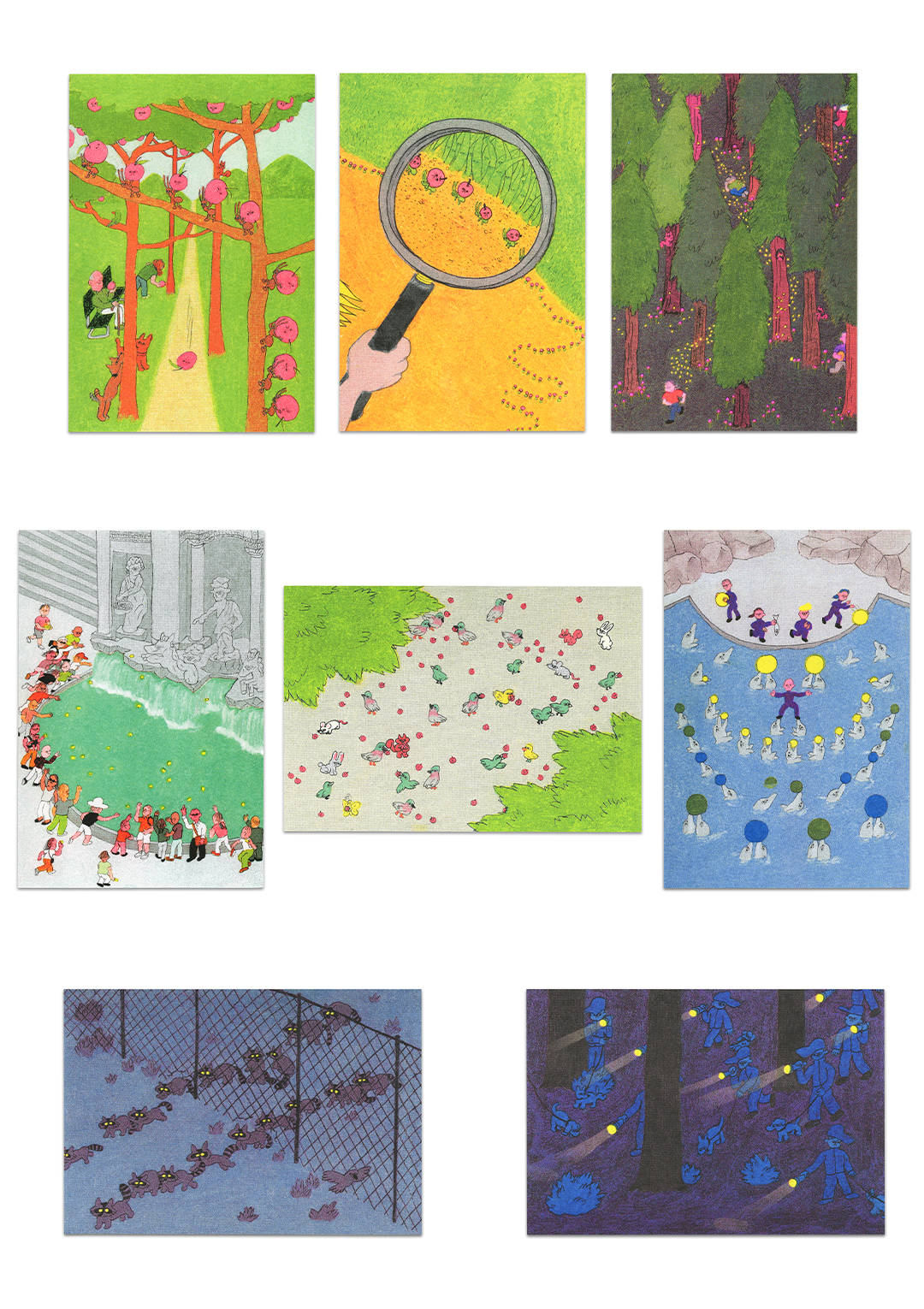Moving Dots Small Print(8 styles)