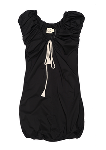 Drawstring Balloon Dress