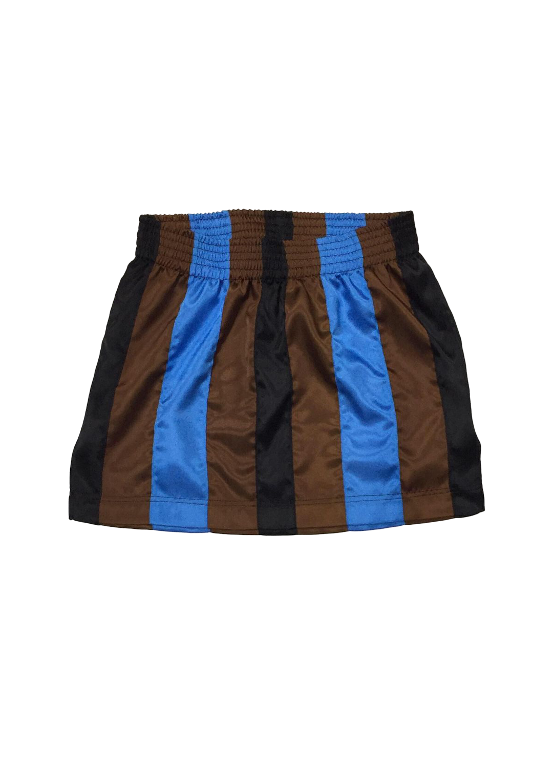 Stripe Ribbon Mini Skirt