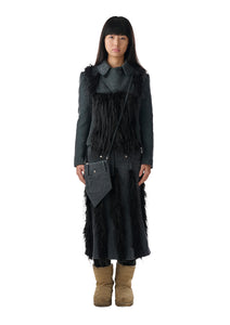 SHADOWY FUR BLAZER