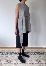 Sectional Vest - All Gray Stripes