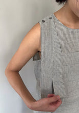 Sectional Vest - All Gray Stripes