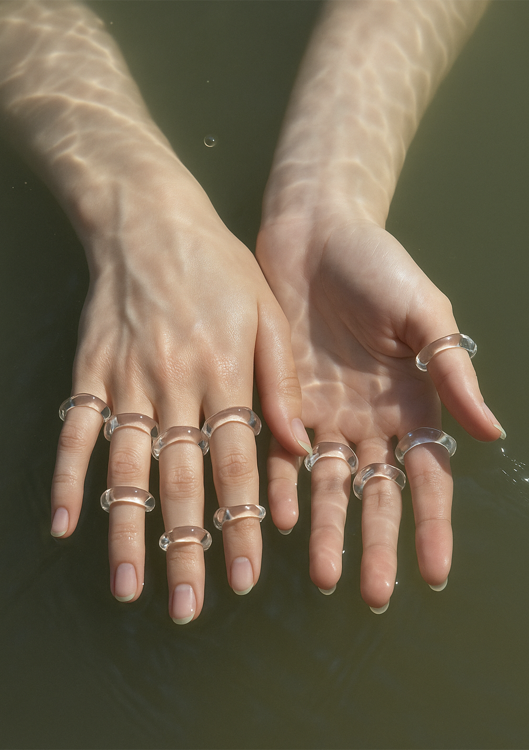 Ring 000031(simple clear rings)