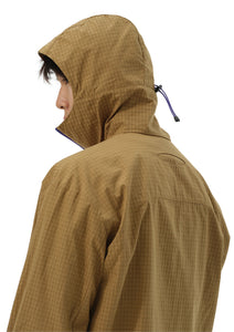 Plaid Hooded Shirt 格纹连帽衬衫 - Ginger
