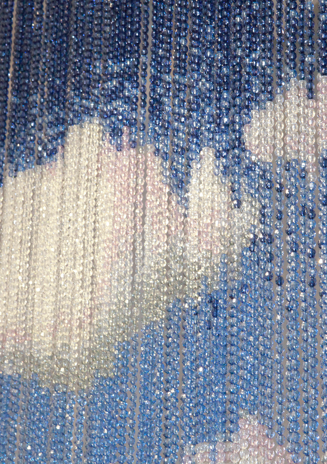 Sky and Clouds Beaded Curtain